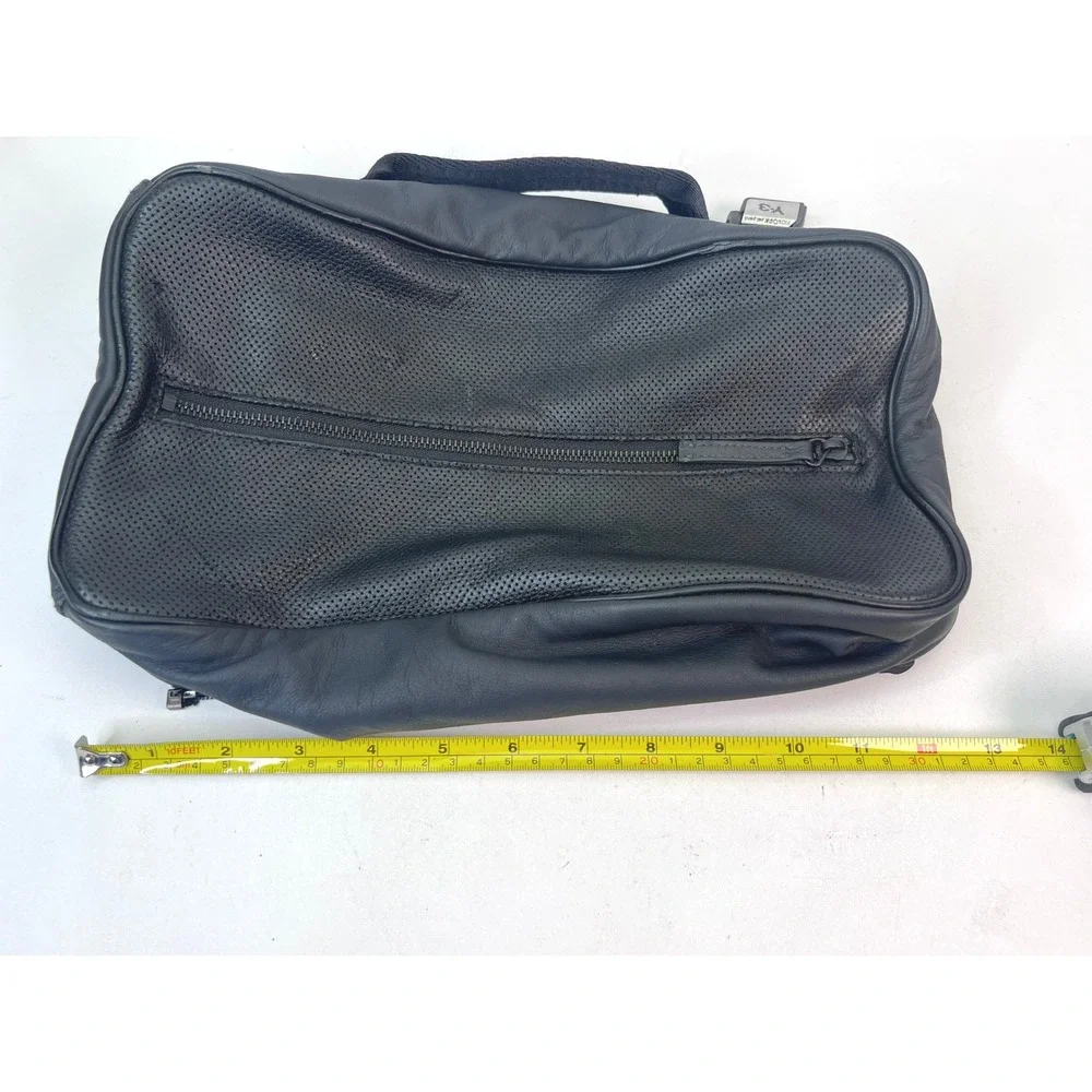 Yohji Yamamoto Y-3 Black‎ Leather Satchel Bicycle Bag